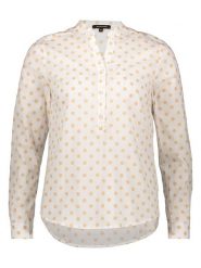 More & More Bluzka w kolorze kremowo-żółtym rozmiar: 46. Brązowe bluzki More & More, bez wzorów, z bawełny, bez kołnierzyka, bez ramiączek. Za 104.99 zł.