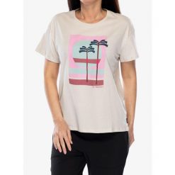 Koszulka z nadrukiem damska Protest Prtglassy T-Shirt. Białe koszulki sportowe Protest, bez wzorów, bez ramiączek. Za 91.99 zł.