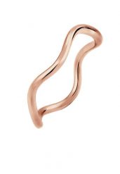 Elli Damskie fale Minimal Geo Trend w srebrze próby 925 Sterling Silver Pierścionki 1 ct. Szare pierścionki Elli, srebrne. Za 168.99 zł.