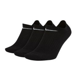 Lekkie Skarpetki Unisex Dla Dorosłych (zestaw 3 Sztuk). Czarne skarpety Nike, bez wzorów. Za 90.99 zł.
