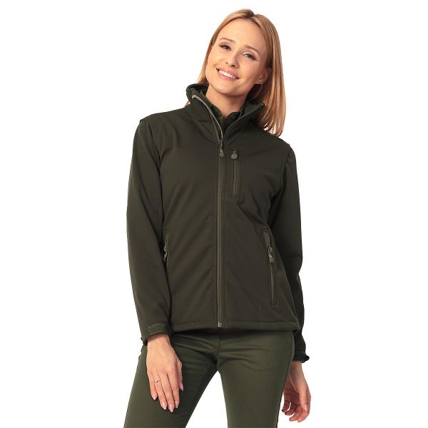 Kurtka myśliwska damska Forest Lady Softshell z membraną. Zielone kurtki sportowe tagart, s, bez wzorów, z softshellu, bez kaptura, outdoorowe. Za 649.00 zł.