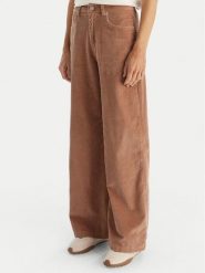 Roxy Spodnie materiałowe ERJNP03678 Brązowy Regular Fit. Brązowe spodnie materiałowe Roxy, bez wzorów, z bawełny. Za 369.99 zł.