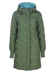 Finside Kurtka zimowa "Juolukka" w kolorze zielonym rozmiar: 34. Zielone kurtki sportowe Finside, na zimę, bez wzorów, bez kaptura, outdoorowe. Za 523.38 zł.