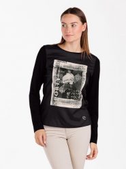 KEY LARGO Koszulka "Sporty" w kolorze czarnym rozmiar: M. Czarne bluzki KEY LARGO, m, bez wzorów, sportowe, bez kołnierzyka, bez ramiączek. Za 89.45 zł.