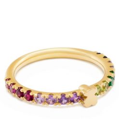 Pierścionek TOUS. Żółte pierścionki Tous, złote. Za 479.99 zł.