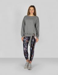 Trussardi Sport Legginsy | 44P00022 | Kobieta | Czarny. Czarne legginsy sportowe TRUSSARDI, xs, z aplikacjami, z elastanu. W wyprzedaży za 169.00 zł.