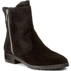 Botki MICHAEL MICHAEL KORS - Andi Flat Bootie 40F7AIFE6S Black. Czarne botki MICHAEL Michael Kors, bez wzorów, z futra, bez obcasa, na obcasie, bez zapięcia. W wyprzedaży za 639.00 zł.