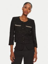 Rinascimento Kardigan CFC0019573002 Czarny Regular Fit. Czarne kardigany Rinascimento, xl, bez wzorów, z syntetyku. Za 369.99 zł.