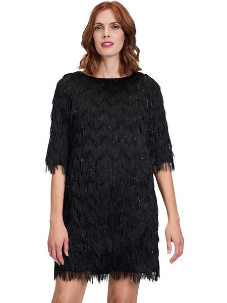 Vera Mont Sukienka w kolorze czarnym rozmiar: 36. Czarne sukienki Vera Mont, na co dzień, bez wzorów, bez kołnierzyka, bez ramiączek, midi, proste. Za 240.43 zł.