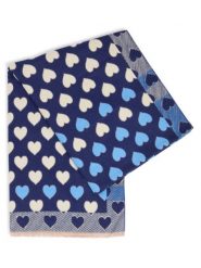 Marie Lund Szalik Kobiety wiskoza niebieski|wielokolorowy|biały, ONE SIZE. Białe szaliki Marie Lund, bez wzorów, z wiskozy. Za 119.95 zł.