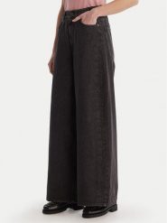 Weekend Max Mara Jeansy Vortice 2615181011 Czarny Wide Leg. Czarne jeansy Weekend Max Mara, bez wzorów. Za 889.99 zł.