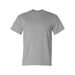 Koszulka DryBlend Unisex Dla Dorosłych. Szare bluzki GILDAN, s, bez wzorów, sportowe, bez kołnierzyka, bez ramiączek. Za 34.99 zł.