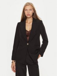 Maryley Marynarka 24IB187/M05/43NE Czarny Regular Fit. Czarne marynarki i żakiety Maryley, m, bez wzorów, z syntetyku. Za 249.99 zł.