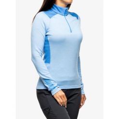 Bluza termoaktywna damska Helly Hansen LIFA Merino Midweight 1/2 Zip. Niebieskie bluzy Helly Hansen, na zimę, xs, bez wzorów, bez kaptura. Za 303.99 zł.