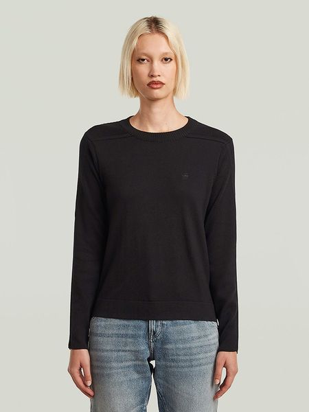 G-Star Sweter w kolorze czarnym rozmiar: XL. Czarne swetry G-Star, xl, bez wzorów, bez ramiączek. Za 227.31 zł.