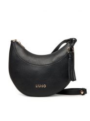 Liu Jo Torebka M Hobo AF5251 E0058 Czarny. Czarne listonoszki Liu Jo, bez wzorów, ze skóry, bez dodatków. Za 489.99 zł.