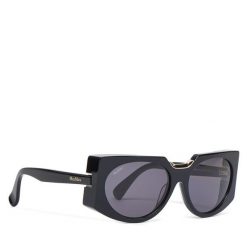 Okulary przeciwsłoneczne Max Mara. Czarne okulary przeciwsłoneczne Max Mara, bez wzorów. Za 679.99 zł.