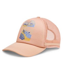 Czapka z daszkiem Roxy. Brązowe czapki Roxy, bez wzorów. Za 69.99 zł.
