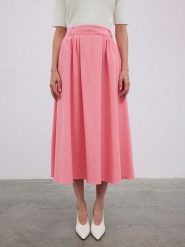 BGN Spódnica w kolorze różowym rozmiar: 34. Różowe spódnice BGN, na imprezę, bez wzorów, maxi. Za 100.99 zł.