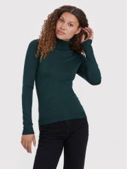 Vero Moda Golf Glory 10231630 Zielony Slim Fit. Zielone golfy Vero Moda, m, bez wzorów, z wiskozy, bez ramiączek. Za 109.99 zł.