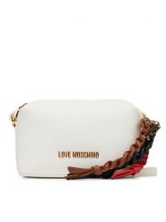 LOVE MOSCHINO Torebka JC4307PP0MK1110A Biały. Białe listonoszki Love Moschino, bez wzorów, ze skóry, bez dodatków. Za 1,029.00 zł.