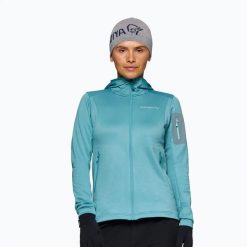 Bluza trekkingowa damska NORRONA Falketind Warm2 Stretch Hood. Niebieskie bluzy NORRONA, m, bez wzorów, z elastanu, bez kaptura. Za 585.99 zł.