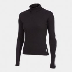 Koszulka turystyczna damska Joma Daphna z golfem. Czarne bluzki Joma, m, bez wzorów, sportowe, bez kołnierzyka, bez ramiączek. Za 94.99 zł.
