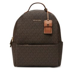 Plecak MICHAEL Michael Kors. Brązowe plecaki MICHAEL Michael Kors, bez wzorów. Za 1,449.00 zł.