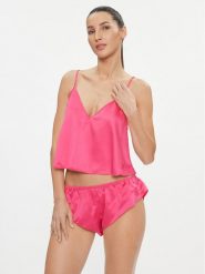 Bluebella Piżama Faye 42043 Różowy Regular Fit. Czerwone piżamy BlueBella, bez wzorów, z syntetyku, bez ramiączek. Za 249.99 zł.