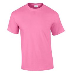 Ultra Bawełniana Koszulka Unisex Dla Dorosłych. Fioletowe bluzki GILDAN, l, bez wzorów, z bawełny, sportowe, bez kołnierzyka, bez ramiączek. Za 34.99 zł.