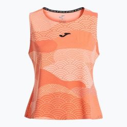 Koszulka tenisowa damska Joma Challenge. Brązowe bluzki Joma, xs, bez wzorów, sportowe, bez kołnierzyka, bez ramiączek. Za 129.99 zł.