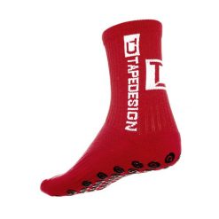 Skarpety piłkarskie Tapedesign. Czerwone skarpety TAPEDESIGN, bez wzorów. Za 154.90 zł.