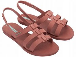 Sandały dla kobiet Ipanema STYLE SANDAL FEM. Czerwone sandały Ipanema, bez wzorów, z gumy, sportowe, bez obcasa, bez zapięcia. Za 129.99 zł.