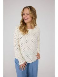 LIEBLINGSSTÜCK Bluzka "Onella" w kolorze kremowym rozmiar: 36. Brązowe bluzki LIEBLINGSSTÜCK, bez wzorów, z wiskozy, bez kołnierzyka, bez ramiączek. Za 194.95 zł.