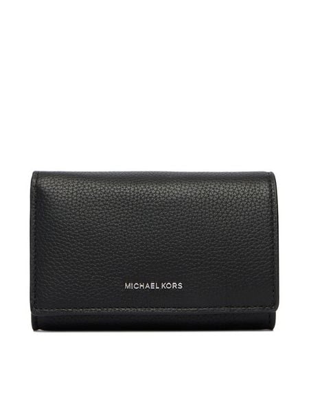 MICHAEL Michael Kors Portfel 32R6SJ6D3L Czarny. Czarne portfele MICHAEL Michael Kors, bez wzorów, ze skóry. Za 387.99 zł.