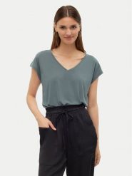 Vero Moda T-Shirt Filli 10247666 Zielony Relaxed Fit. Zielone t-shirty Vero Moda, s, bez wzorów, z syntetyku, bez kołnierzyka, bez ramiączek. Za 99.99 zł.