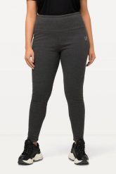 Damskie Legginsy sztuczne futerko od wewnątrz bardzo ciepłe wysoki stan. Szare legginsy Ulla Popken, plus size, bez wzorów, z bawełny, z podwyższonym stanem. Za 279.99 zł.
