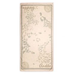 Szal damski Anekke, wykonany z lekkiego materiału tekstylnego elegancki i wzorzysty, beżowy, 42480-061. Brązowe szaliki Anekke, bez wzorów, eleganckie. Za 119.00 zł.