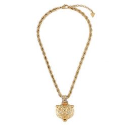 Naszyjnik Guess. Żółte kolczyki Guess, złote. Za 219.99 zł.