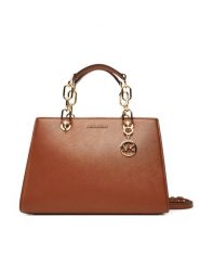 MICHAEL Michael Kors Torebka Cynthia 30S4GCYS2T Brązowy. Brązowe torebki klasyczne MICHAEL Michael Kors, bez wzorów, ze skóry, bez dodatków. Za 1,759.00 zł.