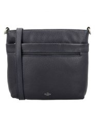 Charm Skórzana torebka w kolorze granatowym - 27 x 22 x 5 cm rozmiar: onesize. Niebieskie torby na ramię Charm, bez wzorów, z materiału, na ramię, bez dodatków. Za 282.99 zł.