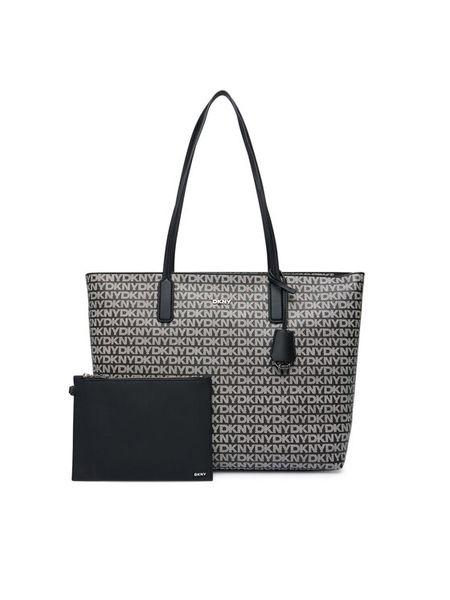 DKNY Torebka R52A5I42 Czarny. Czarne shopper DKNY, bez wzorów, ze skóry, bez dodatków. Za 789.99 zł.