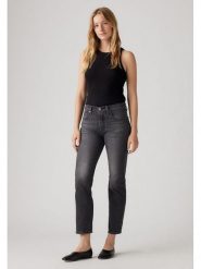 Levi's Dżinsy "501" - Slim fit - w kolorze czarnym rozmiar: W28/L30. Czarne jeansy Levi's®, l, z aplikacjami, z podwyższonym stanem. Za 229.95 zł.