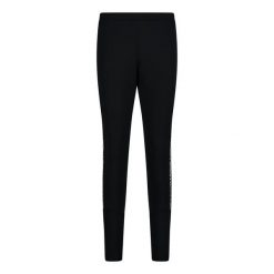 Damskie legginsy CMP. Czarne legginsy CMP, s, bez wzorów, z materiału. Za 188.00 zł.