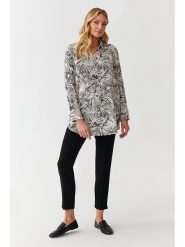 TATUUM Koszula w kolorze kremowym rozmiar: 42. Brązowe koszule Tatuum, bez wzorów, z wiskozy, bez kołnierzyka, bez ramiączek. Za 116.95 zł.