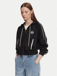 MICHAEL Michael Kors Bluza MR651X2K8N Czarny Regular Fit. Czarne bluzy MICHAEL Michael Kors, xs, bez wzorów, z syntetyku, bez kaptura. Za 789.99 zł.