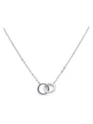 MOODE Naszyjnik z elementami ozdobnymi - dł. 41 cm rozmiar: onesize. Szare naszyjniki MOODE, ze stali. Za 34.99 zł.