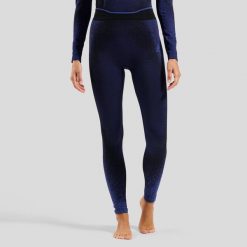 Spodnie Odlo BL BOTTOM long PERFORMANCE WARM BLACKCOMB. Niebieskie spodnie narciarskie Odlo, l, bez wzorów, z materiału, do biegania. Za 439.99 zł.