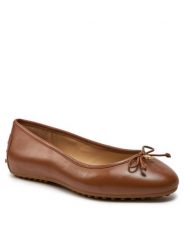 Lauren Ralph Lauren Baleriny 802927941004 Brązowy. Brązowe baleriny Lauren Ralph Lauren, bez wzorów, ze skóry, bez obcasa. Za 419.99 zł.