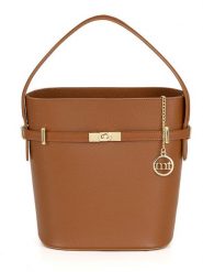 Mia Tomazzi Skórzana torebka "Lattanzio" w kolorze jasnobrązowym - 30 x 27 x 16 cm rozmiar: onesize. Brązowe torby na ramię Mia Tomazzi, bez wzorów, z materiału, przez ramię, bez dodatków. Za 401.95 zł.